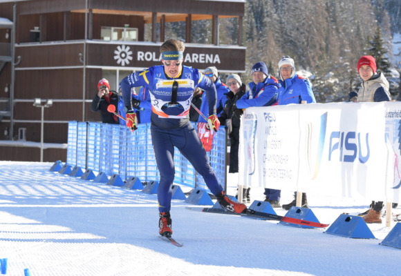 Jonatan Ståhl (SWE) - Umeå University wins the sprint event at the WUSOC in Lenzerheide