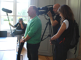 FISU HQ Setting for Flemish TV Show FISU