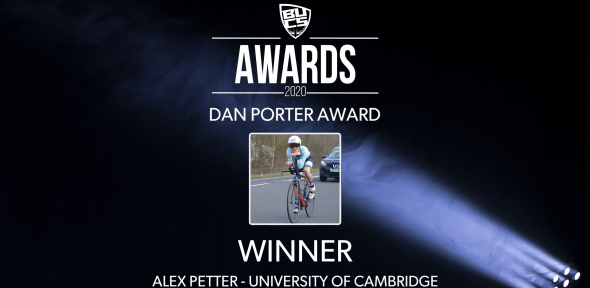 alex petter Dan Porter Award winner