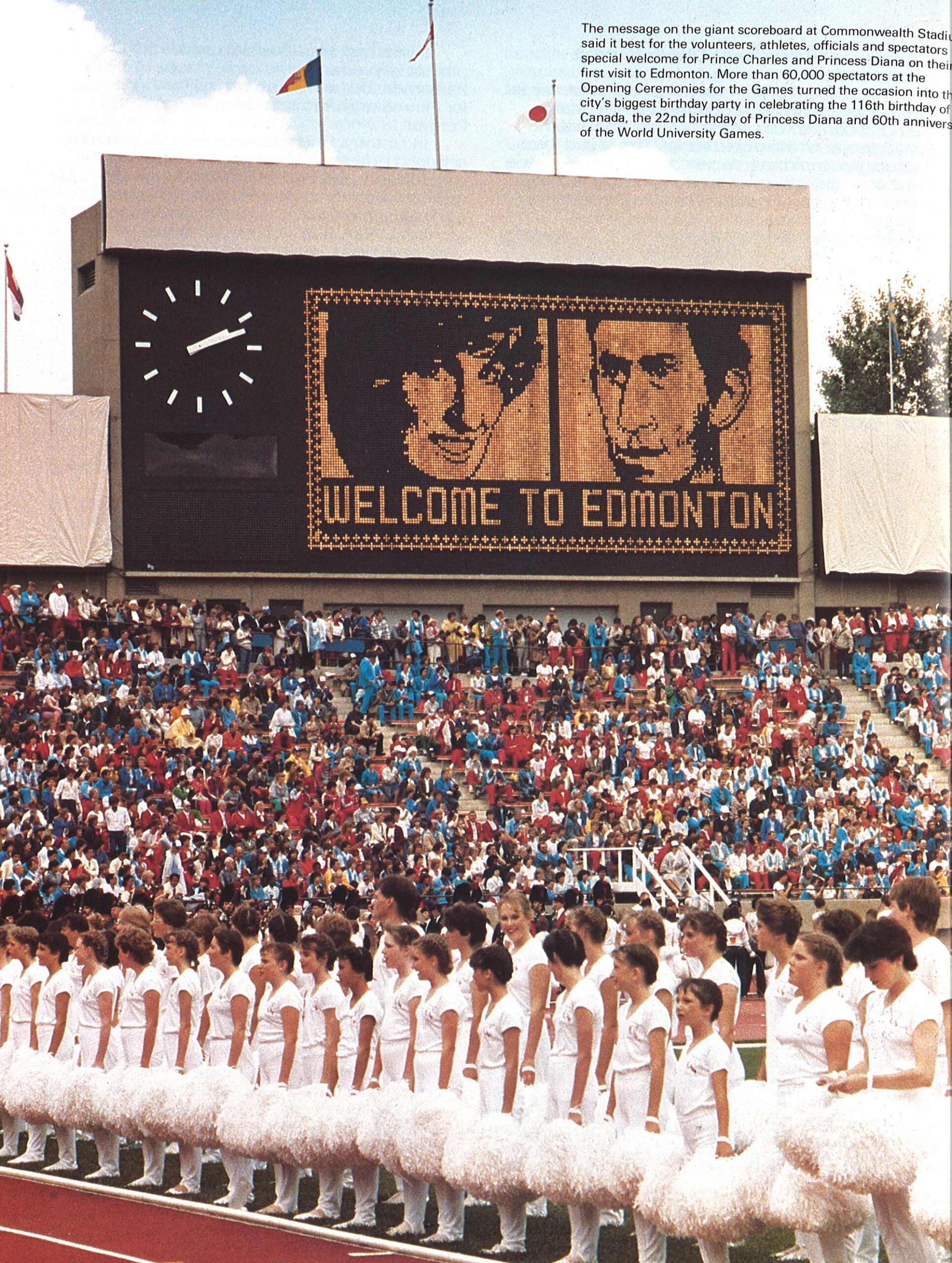 Edmonton1983 opening ceremony