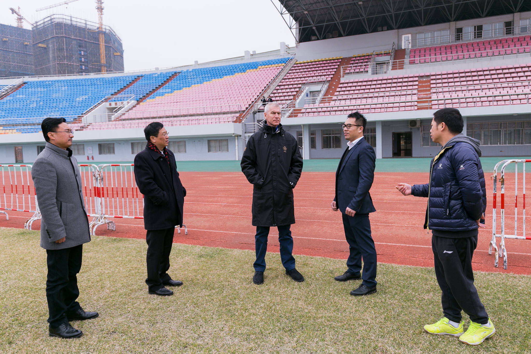 FISU President Oleg Matytsin inspected venues in Jinjiang, Fujian, China