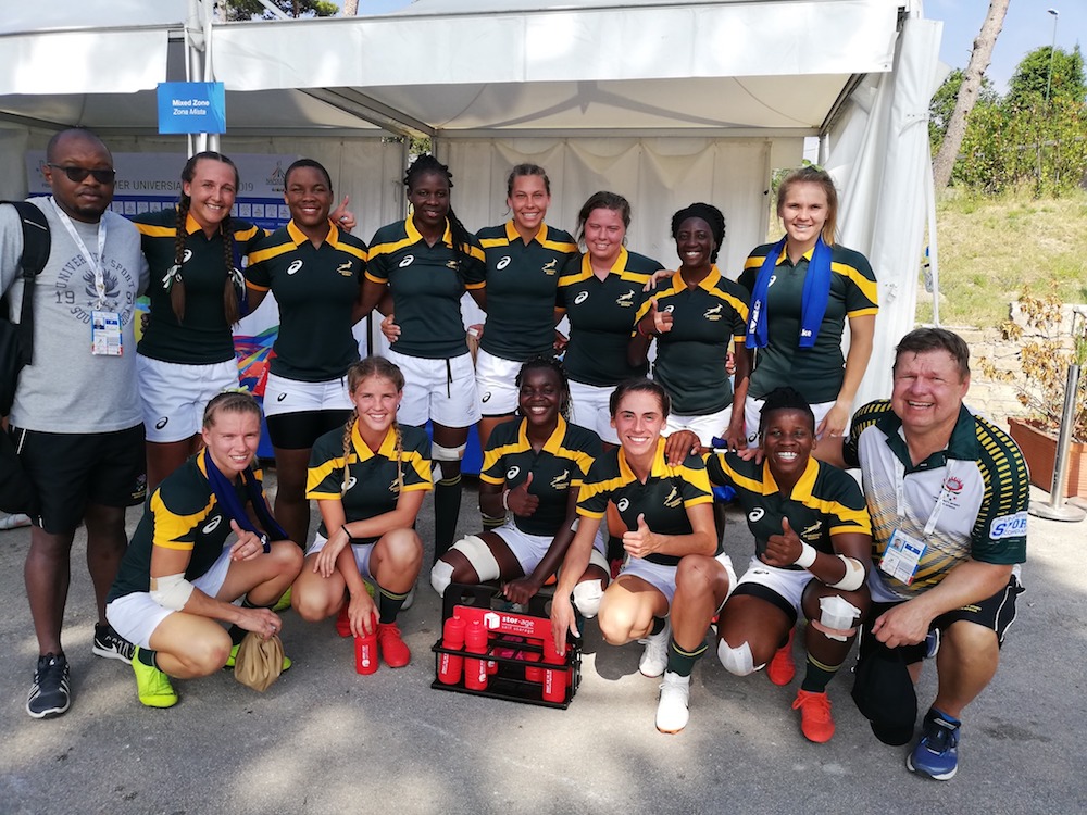 South Africa RUgby Sevens female team