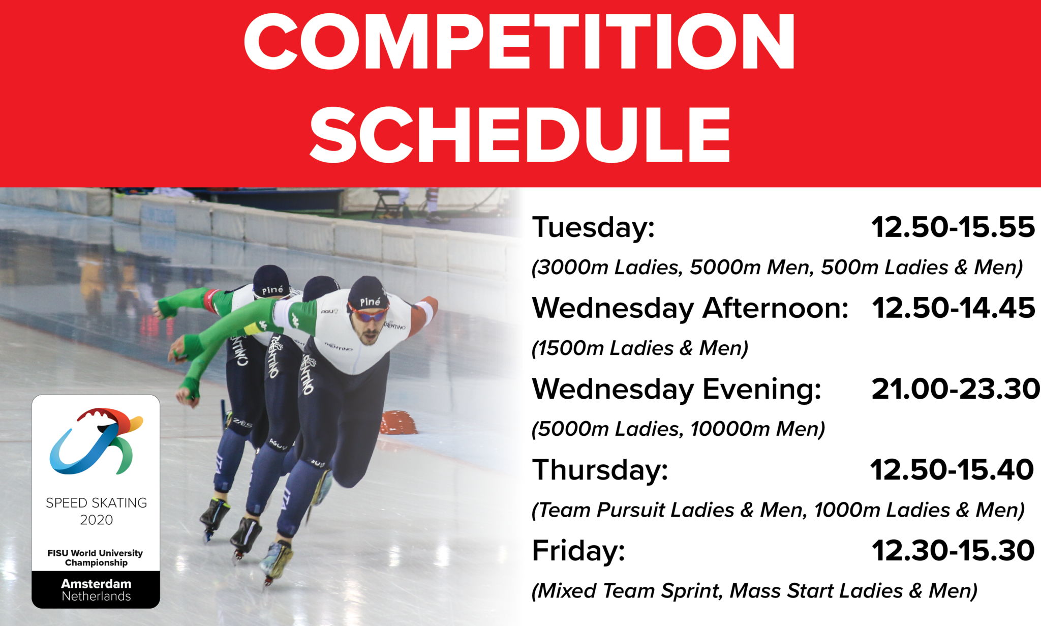 SS competition schedule