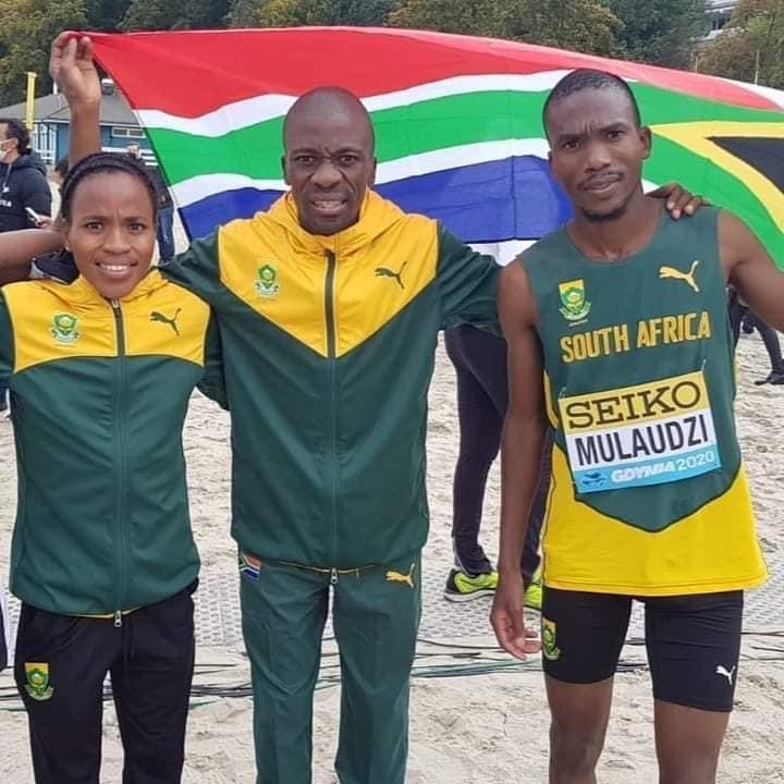 Stephen Mokoka at World Half Marathon Championships