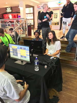 Students testing the eSport facilities at Stellenbosch University last year