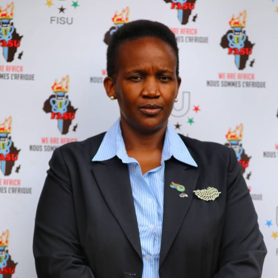 USSA president Ms Nomsa Mahlangu